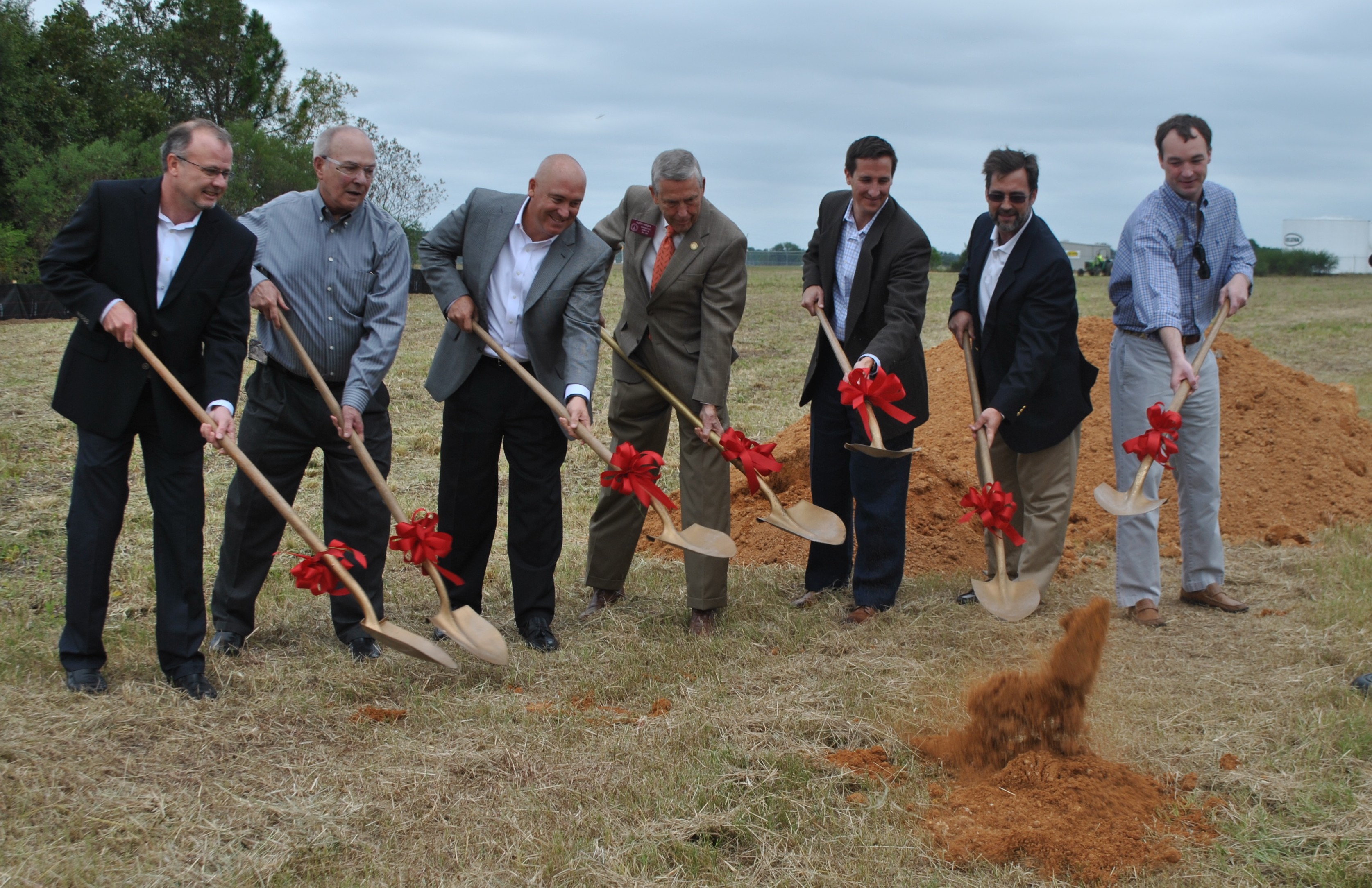 Helena Industries celebrates groundbreaking and ribbon cutting