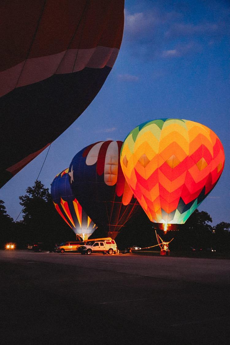 Another Socially Distanced Hot Air Balloon Glow Cordele Dispatch